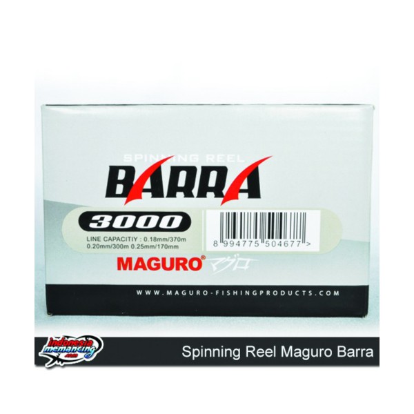 Reel Pancing Reel Spinning Maguro Barra 3000