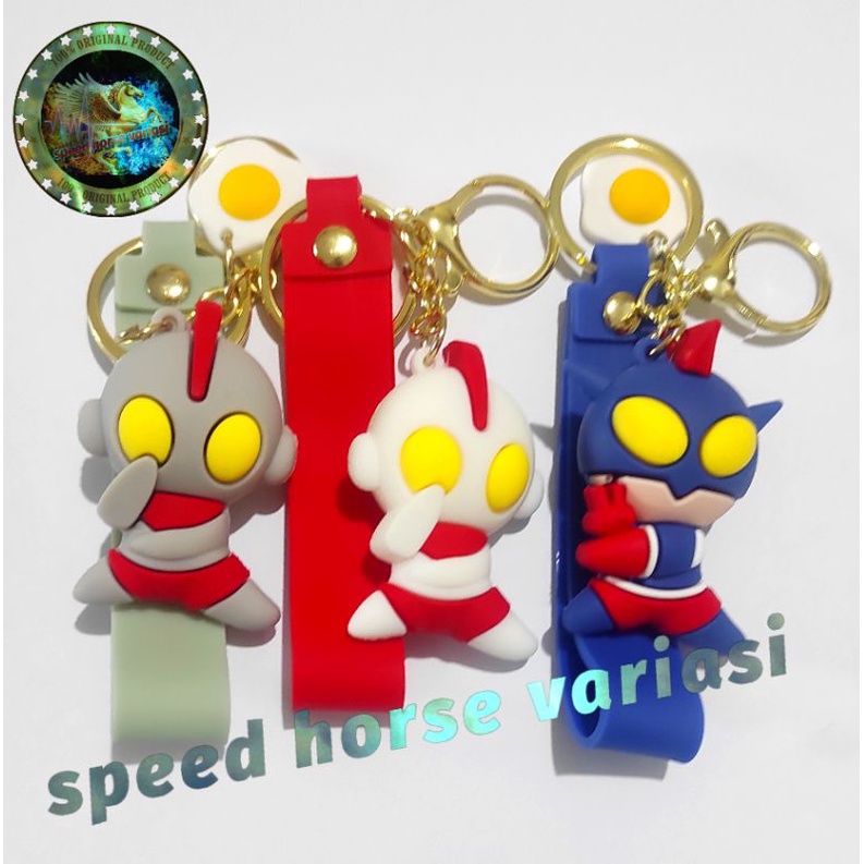 Gantungan kunci Model Ultraman lucu dan imut Universal