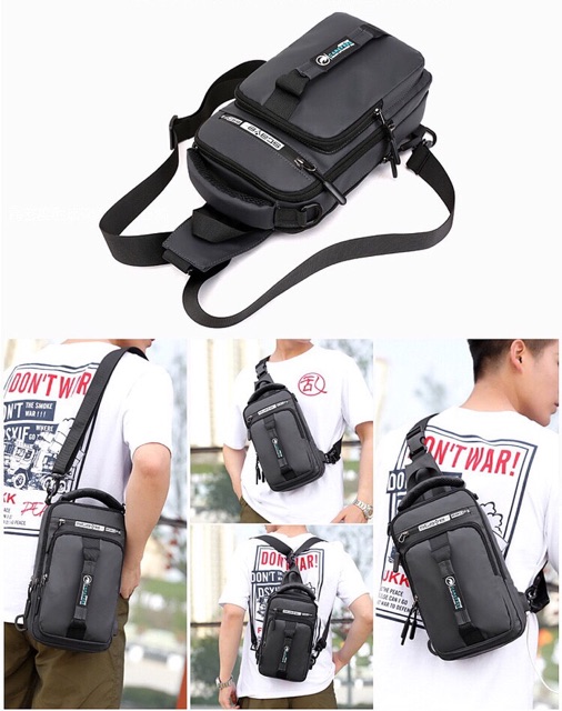 Tas selempang ransel multifungsi waterproof staye professional