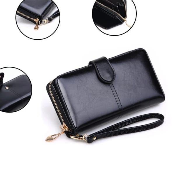 ✬ Dompet Panjang Wanita Dompet Cewek Kulit Pu Tebal Wallet Elegan Terbaru ✼