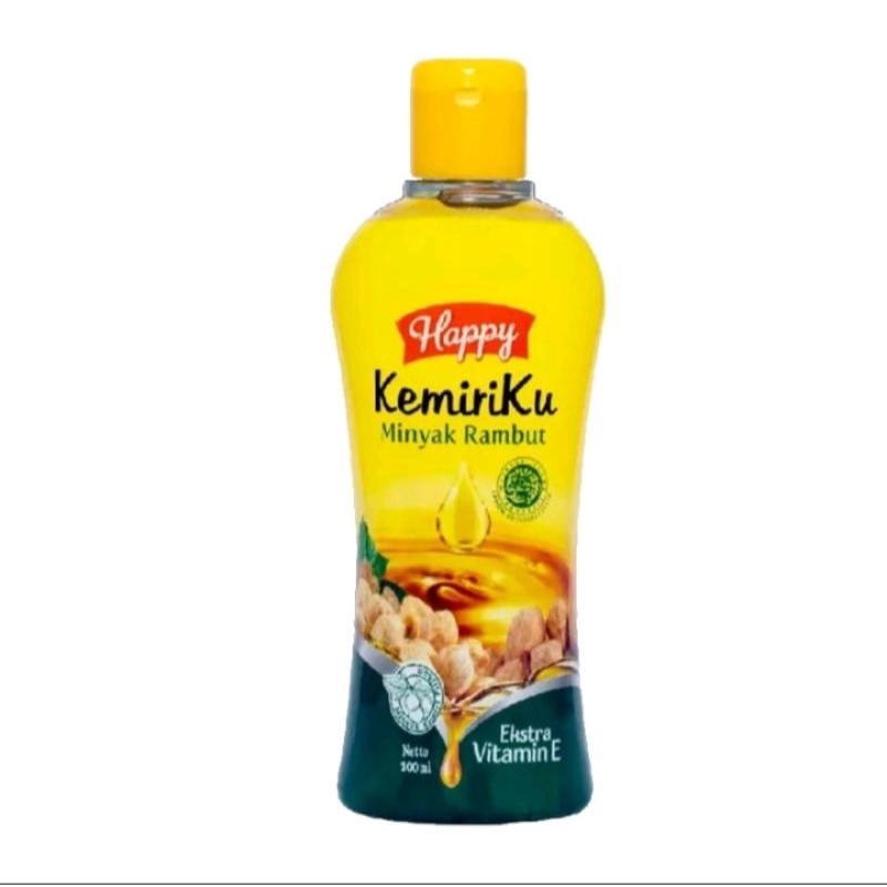 Happy kemiriku shampoo &amp; minyak rambut 100ml/kemiriku minyak rambut)/happy kemiriku.