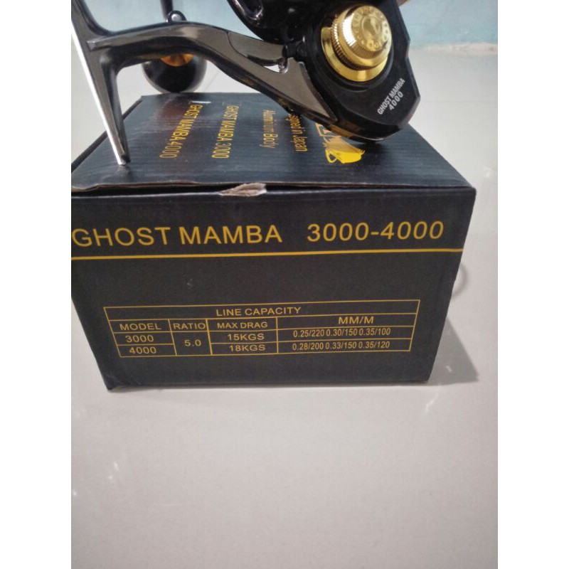 reel spinning iroly ghost mamba 4000