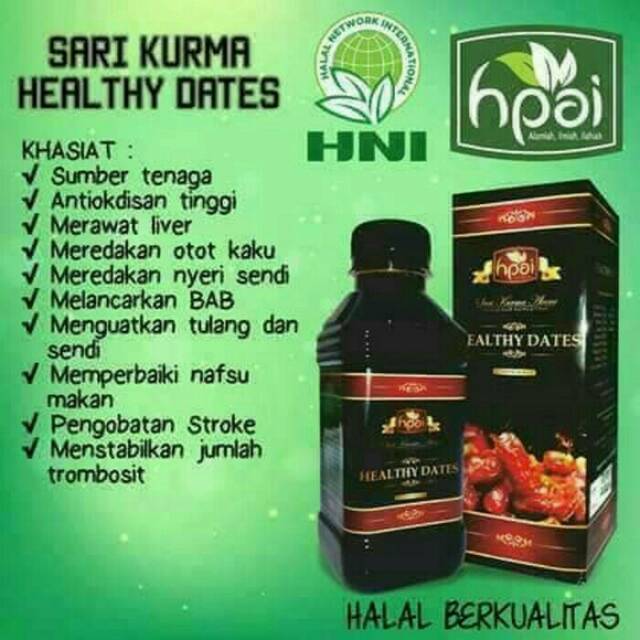 Madu Sari Kurma Healty Dates Madu Sehat Obat Dbd Halal Berkhasiat Hpai Indonesia