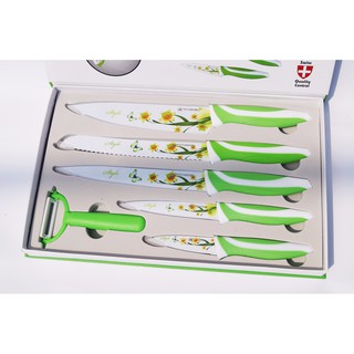 Terlaris Pisau dapur  keramik  AntiBacteria Set 6 pcs 