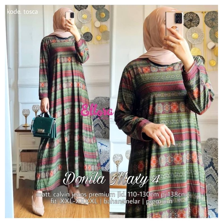 Sabana Dress - Gamis Calvin Jeans Terbaru LD110 / Indina Maxy / R.26 - 023-5684