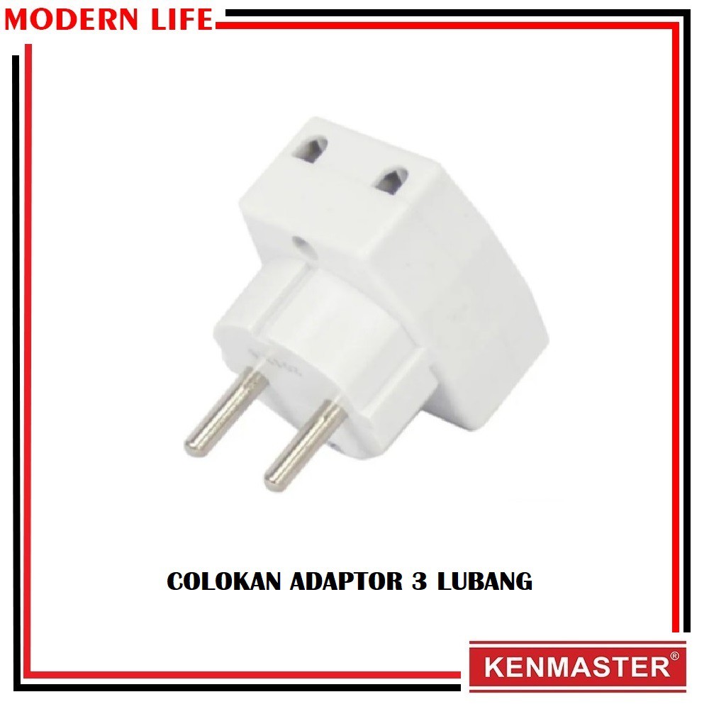 Stop Kontak Colokan 3 Lubang / Over Staker / Adaptor Steker 3 Lubang