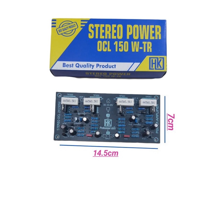 KIT STEREO POWER OCL 150 W-TR HK Kit stereo ocl 2 x 150w