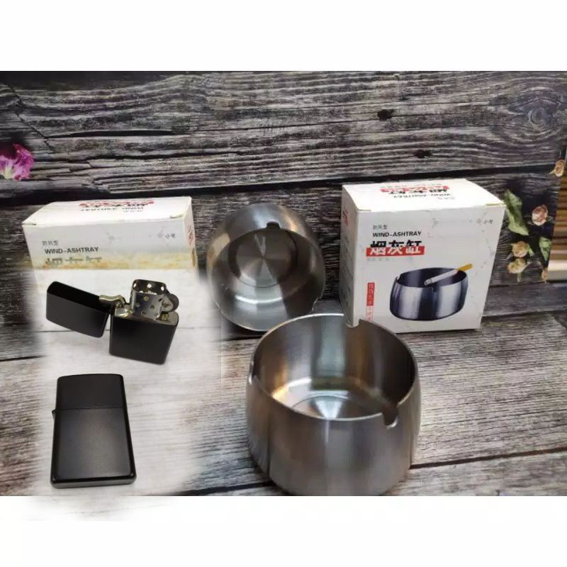 KOREK ZIPPO Hitam Doff Polos murah,Zippo murah,zipo polos| ASBAK ROKO