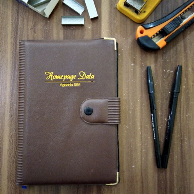 

Note Book Buku Tulis Buku Catatan Agenda HOMEPAGE DATA 095 Coklat