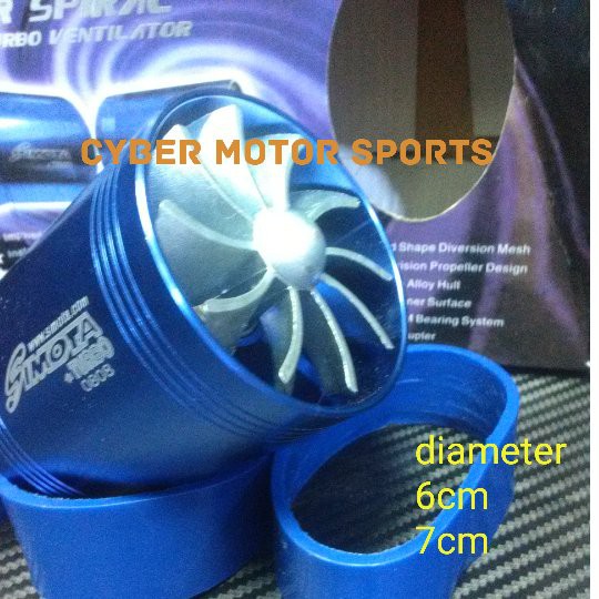 TERMURAH -  simota turbo ventilator double blade. turno ventilator saluran filter udara universal