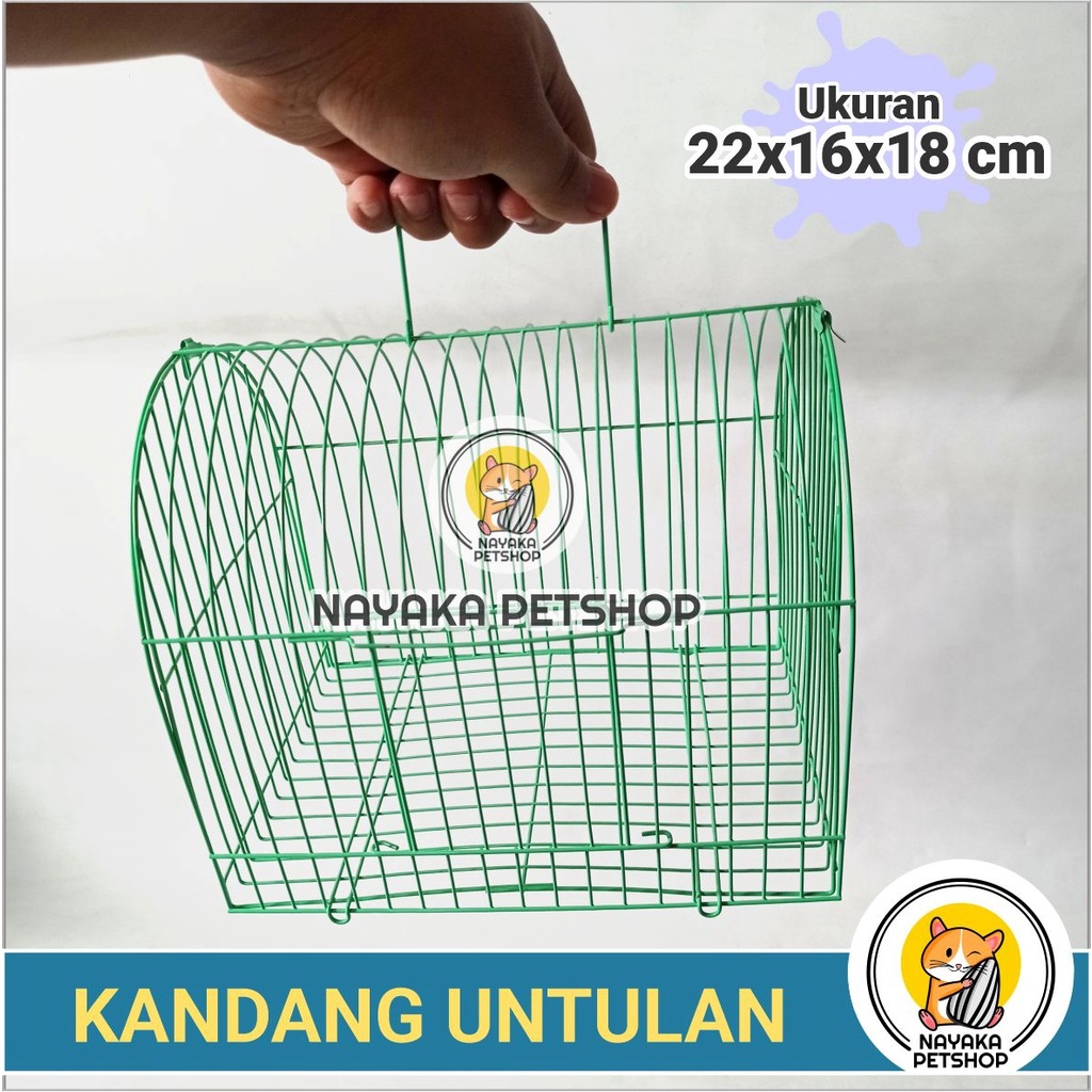 Kandang Untulan Mini Sangkar Besi Burung Tupai Sugar Glider Marmut