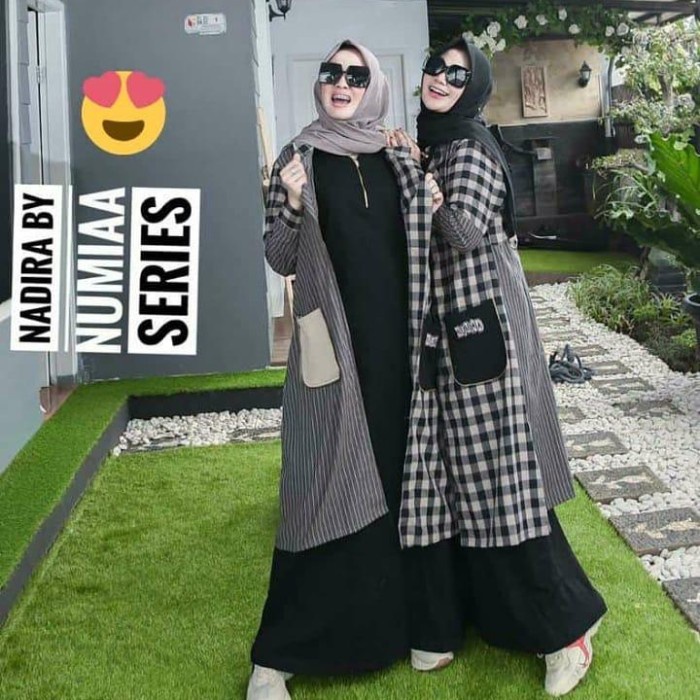 PREMIUM BAJU MUSLIM GAMIS WANITA TERBARU DRESS NUMIA ORIGINAL