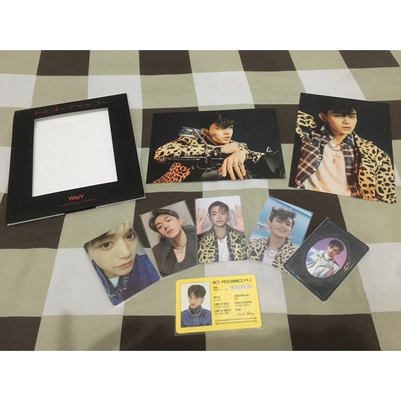 Photocard PC ID Card Yearbook Yb Lucas Departure Resonance