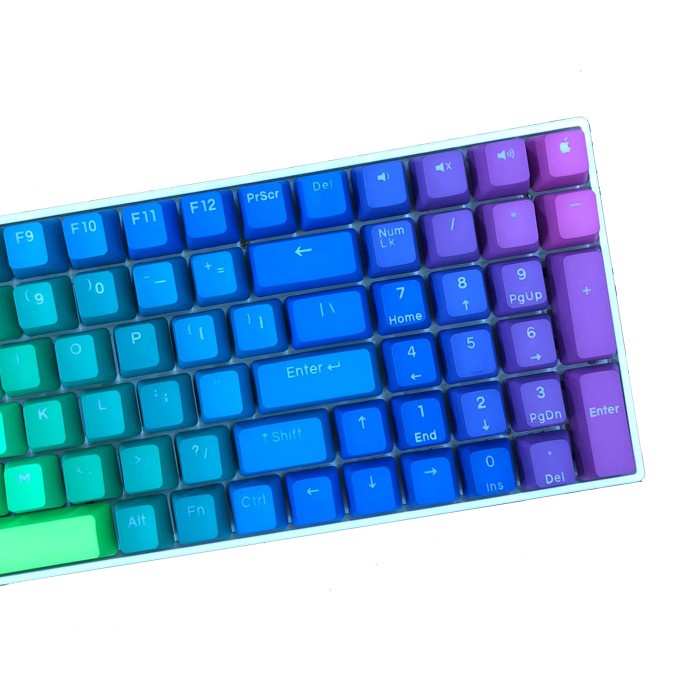 ALCHA KEYCAPS GRADIENT FULL COLOR PBT DOUBLE SHOT MECHANICAL KEYBOARD