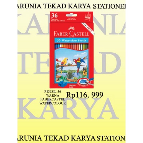 

MURAH!!! PENSIL 36 WARNA FABERCASTEL WATERCOLOUR
