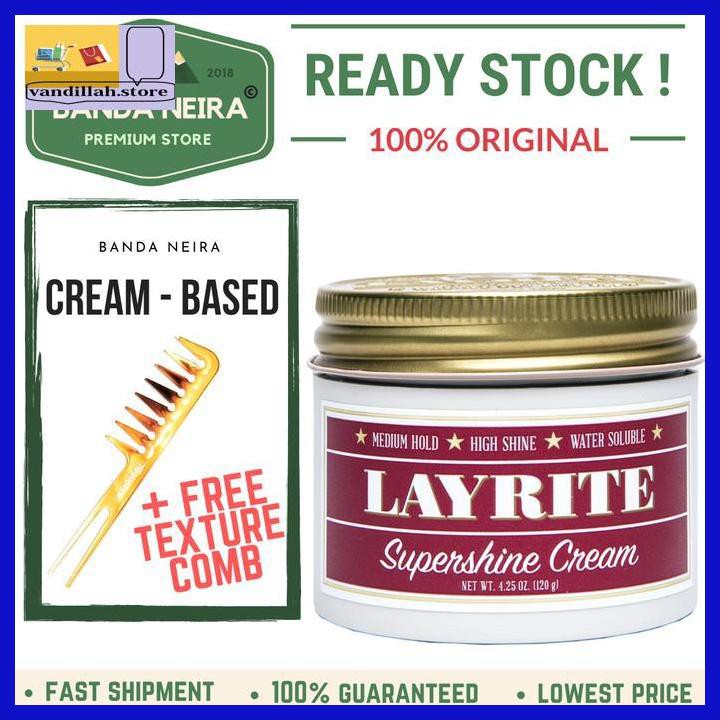 Hgt7Fy7- Layrite Supershine Cream Original Impor Murah Pomade Dr54Ty8-