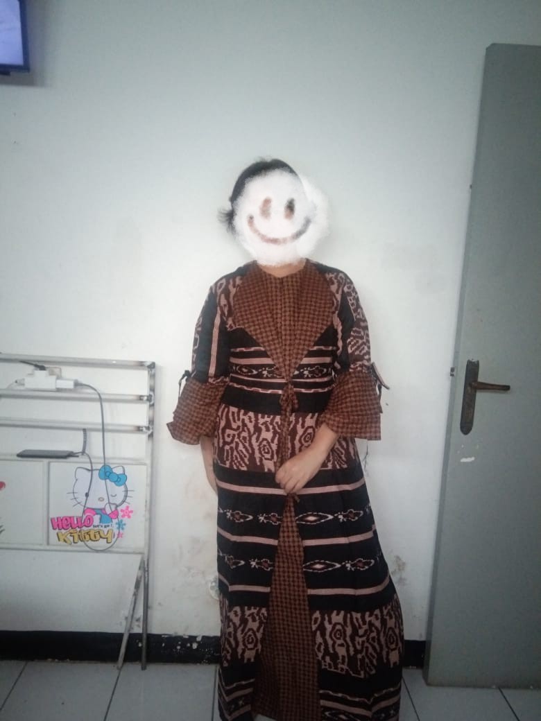 Batik Couple Keluarga Sania Ruffle Couple Batik Sarimbit Keluarga - Garansi Shopee Motif Terbaru