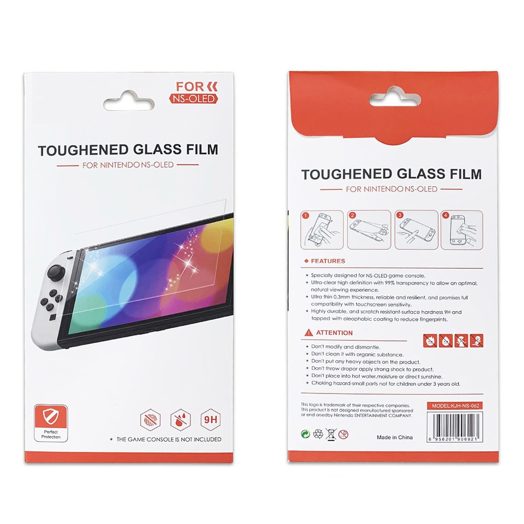 KJH-NS-062 Tempered Glass Toughened Glass Film Nintendo Switch OLED