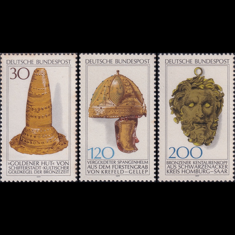 

Prangko Germany 1977 - Archaeological Discovery