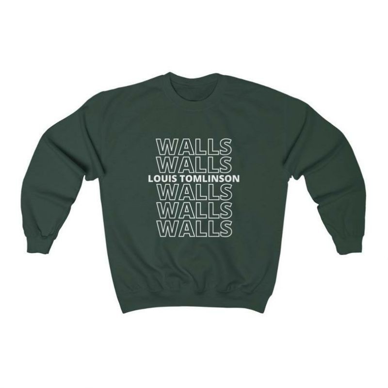 S - XXXXXL(6XL) Sweater WALLS Crewneck WALLS LOUIS TOMLINSON BIGSIZE OVERSIZE/ Jaket merch LOUIS Urban Style Unisex