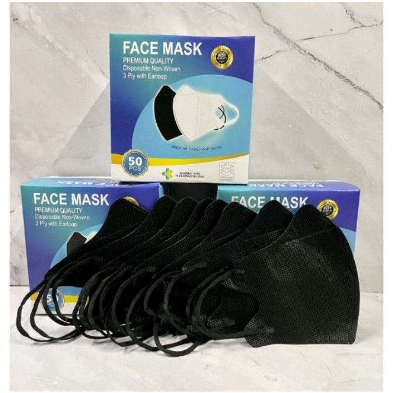 MASKER DUCKBILL GARIS/FACE MASK DUCKBILL/MASKER