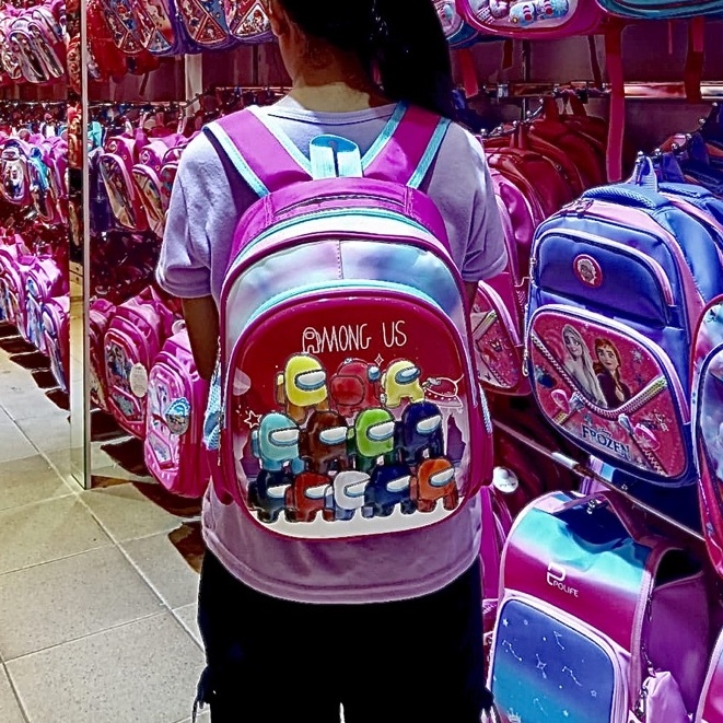 NEW TAS RANSEL ANAK SEKOLAH CEWEK COWOK IMPORT UNTUK ANAK PAUD 00220-00225