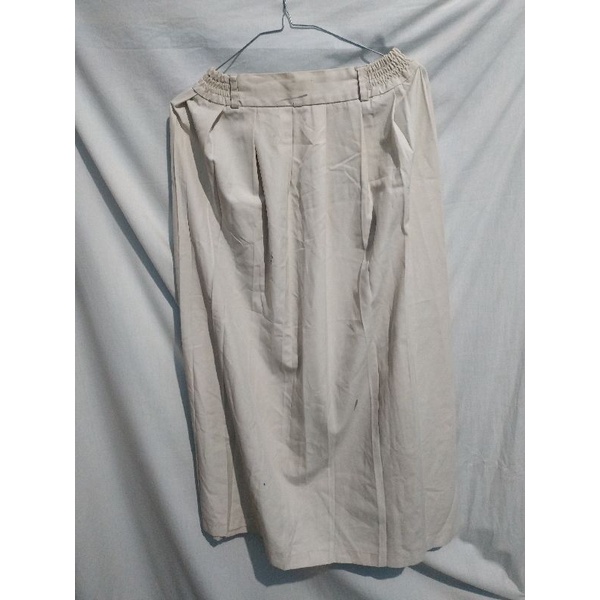 rok putih seragam smp preloved