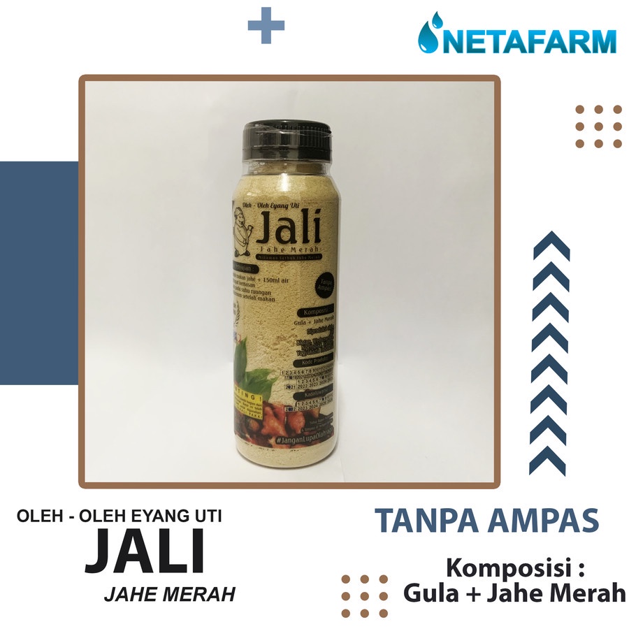 Jahe Merah JALI Minuman Serbuk Jahe Merah 200gr