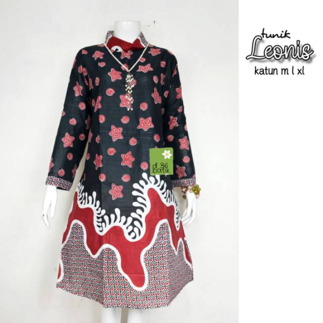 Tunik cantik cantika leona batik modern