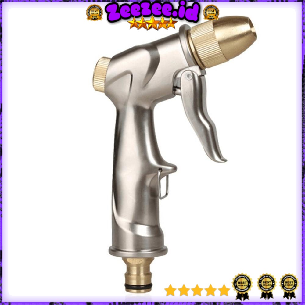 Semprotan Air Steam Cuci Mobil Pure Copper Water Gun - CZ207 - Silver--Carzkool