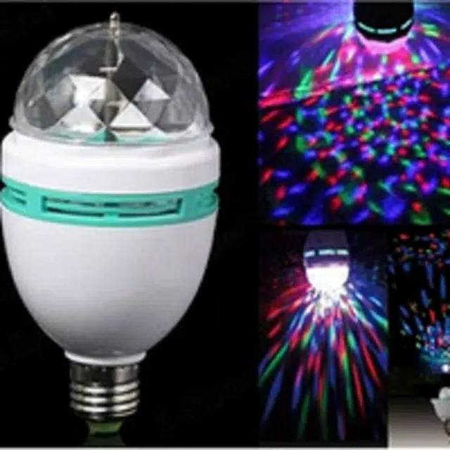 Lampu LED Disco Disko RGB Warna Warni - Lampu Disko Nyala Dugem Rainbow