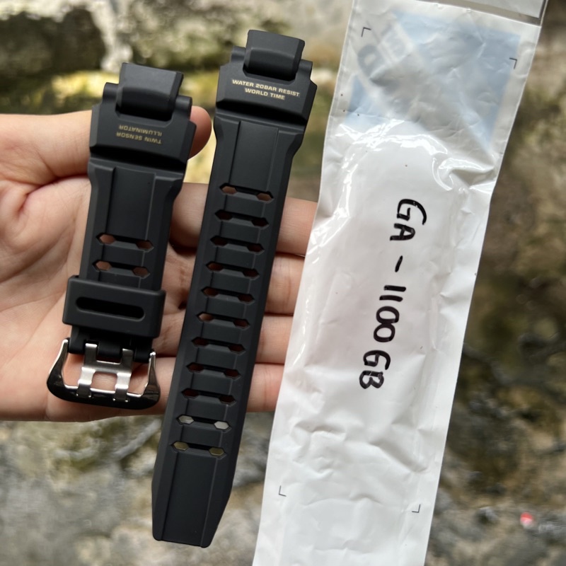 Strap casio original g-shock GA-1100GB band GA 1100GB
