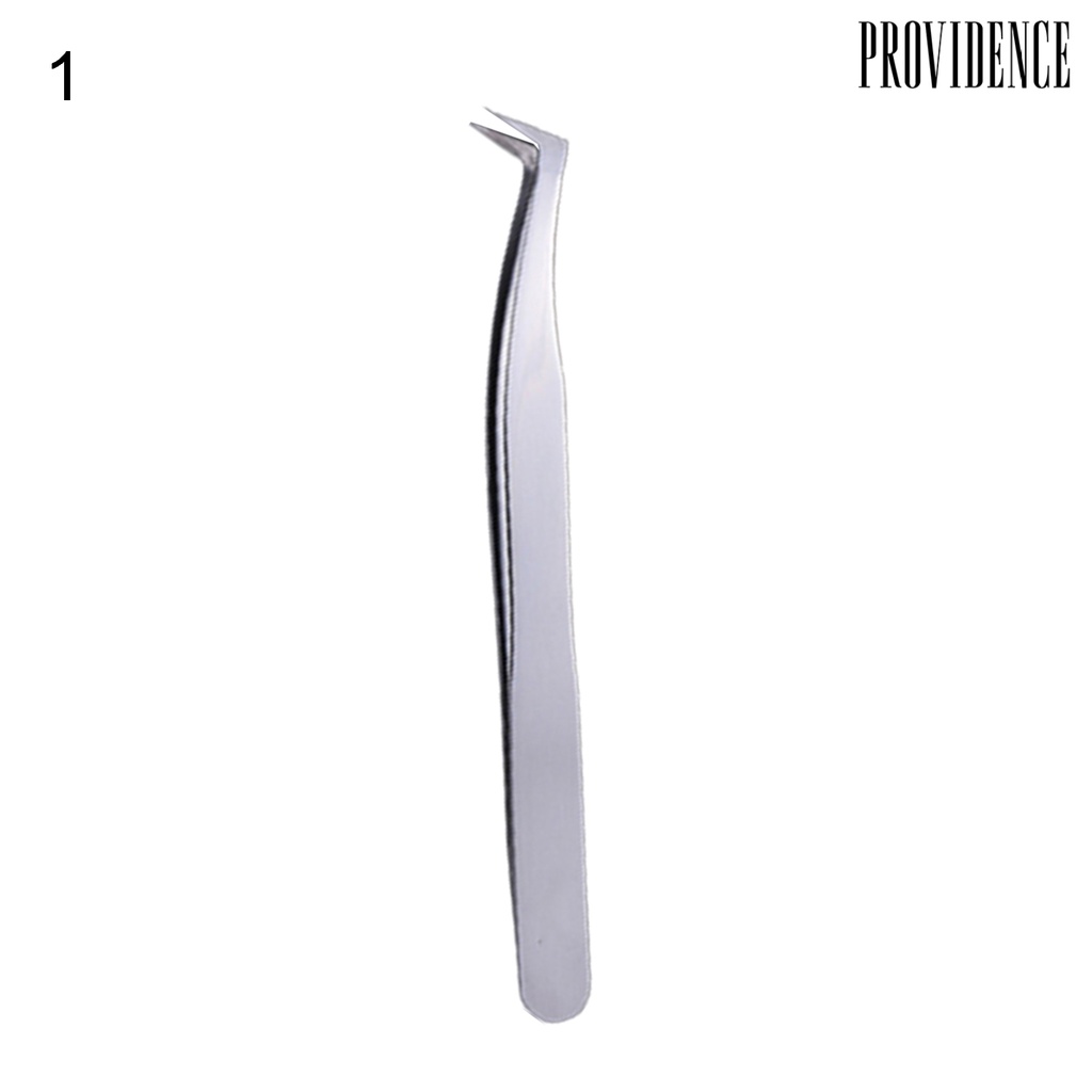 Providence Eyelash Tweezers Professional Makeup Tool Silver Color Stainless Steel Eyelash Tweezers for Beginners