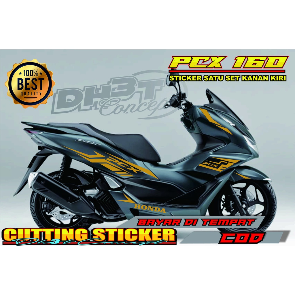STICKER PCX 160 CUTTING STICKER STRIPING PCX NEW STICKER LIST BODY PCX TERBARU STICKER MOTOR KEREN M