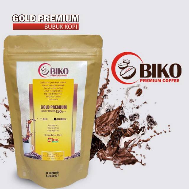 

Kopi bubuk BIKO Gold Premium 150
