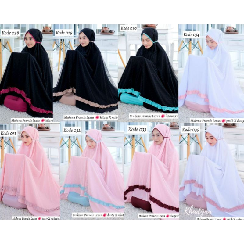 OPEN PO MUKENA PRANCIS LEXUS SIZE JUMBO BY DALANOVA