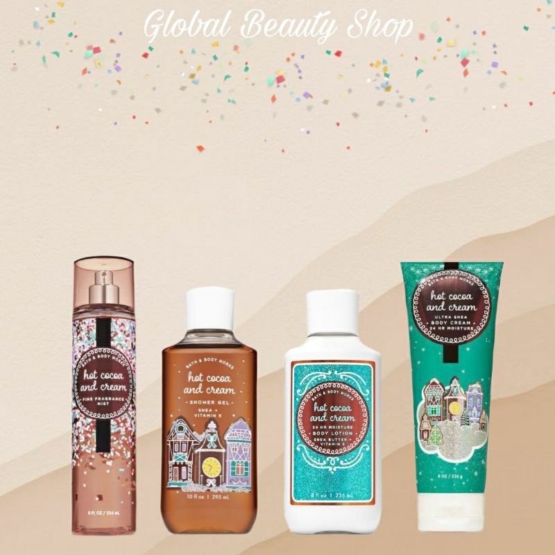 Jual HOT COCOA CREAM Bath and Body Works BBW Shopee Indonesia