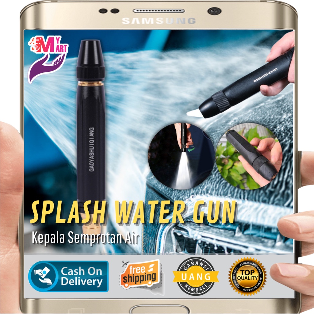 Semprotan Air Kuningan - Semprotan Pistol Air - Nozzle Spray Hose Water Gun