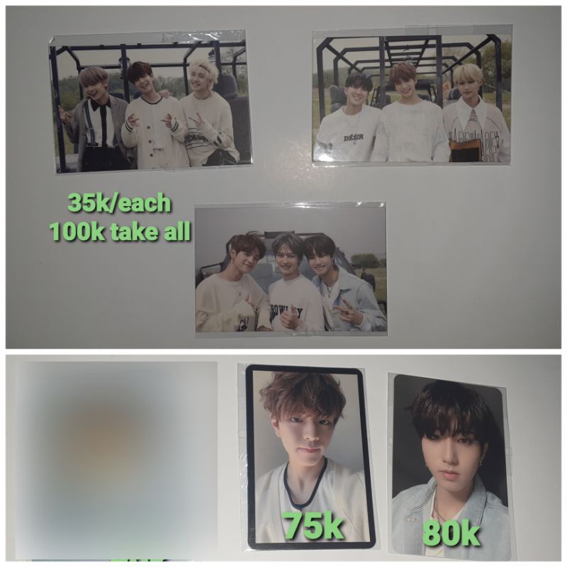 PHOTOCARD SEUNGMIN BANGCHAN CHANGBIN HYUNJIN HAN YELLOW WOOD STARAY KIDS