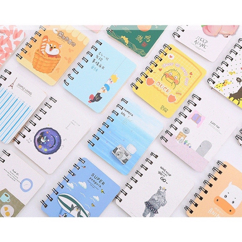 

Sticky Notes / Sticker / Buku Memo Spiral A7 Kecil 80 Lembar
