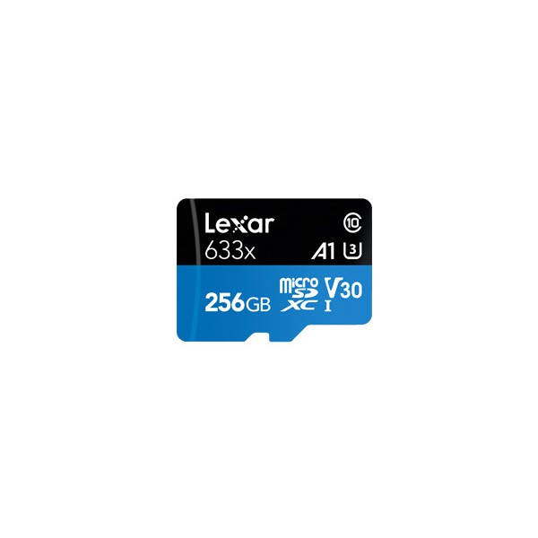 Lexar Microsd 256GB High Performance 633x Up to 100Mbps