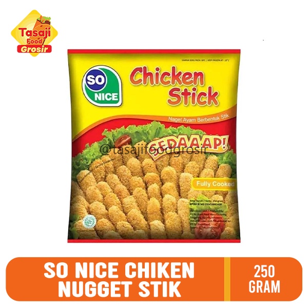 

So Nice Chiken Nugget Stik 250 Gram