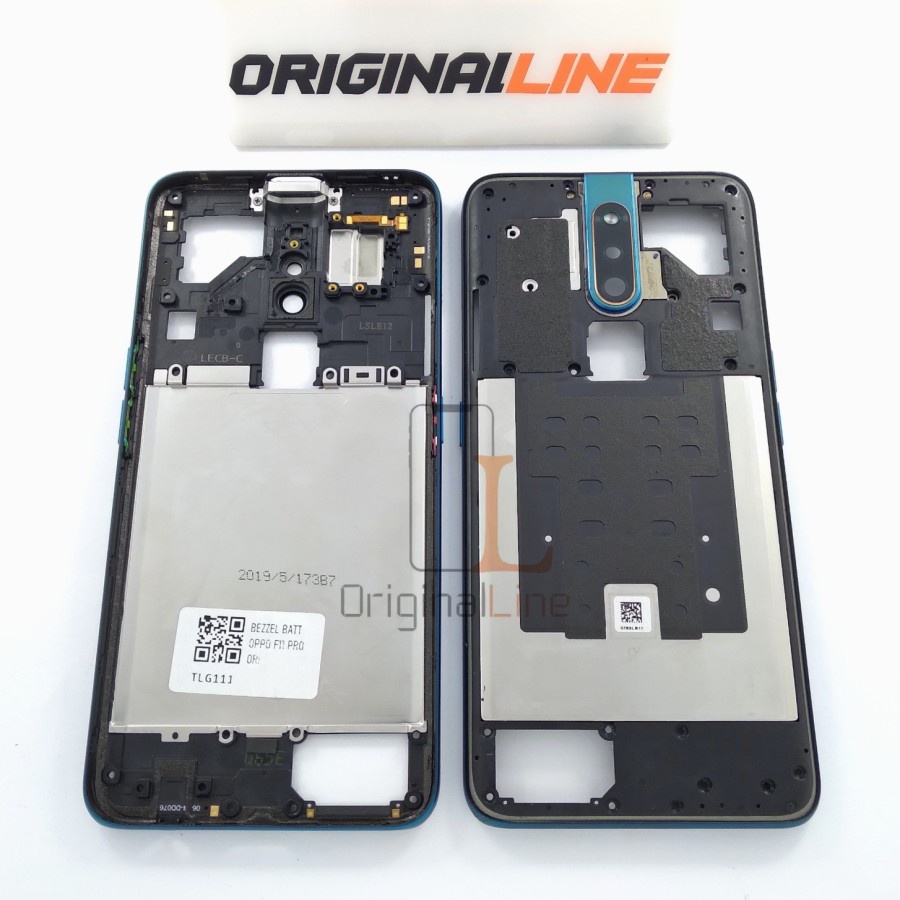 BEZEL OPPO F11 PRO TUTUP MESIN / MIDDLE PLATE / BEZZEL FRAME ORIGINAL