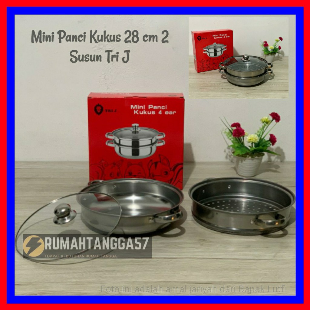 Gm Bear Panci Steamer Kukus Stainless 2 Tingkat -panci Steamer Stainless 2 Tingkat Kukusan Stainless