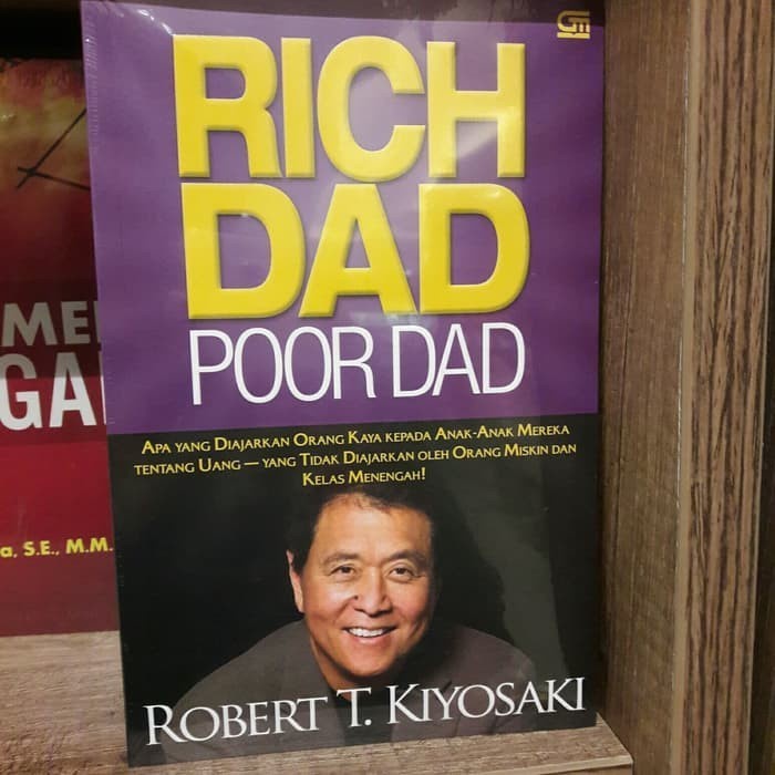 ORIGINAL Rich Dad Poor Dad . Robert T Kiyosaki Motivasi Best Seller