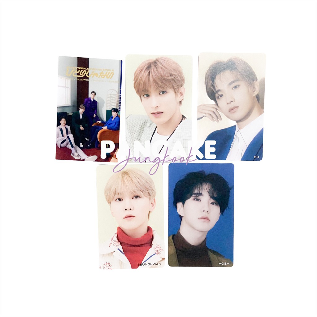 [ READY‼️ ] seventeen hitorijanai photocard hmv  [ seungkwan dk hoshi ]