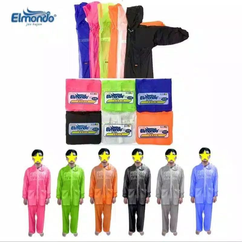 Jas Hujan Murah ELMONDO CERIA EJC 935/Raincoat Elmondo 935 Ceria/Mantel Hujan Elmondo