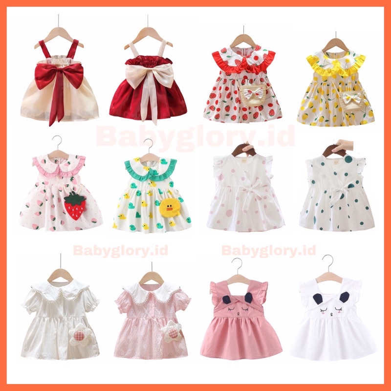 Babyglory.id✨ Dress Korea Anak Import / Dress Anak Perempuan Cewek / Dress Anak Pesta