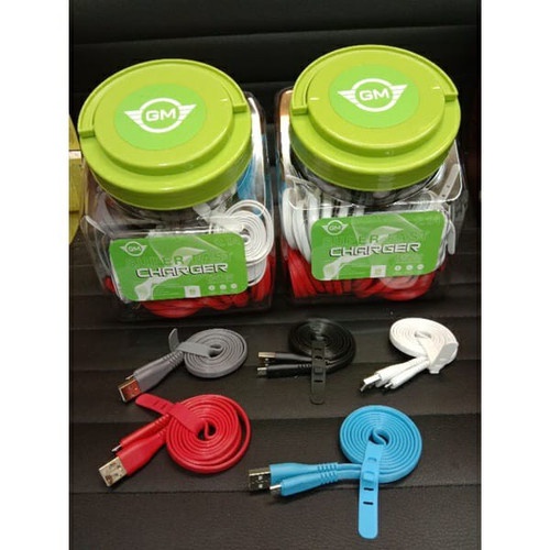 Jual KABEL DATA GK100 GM TECH MICRO CABLE FAST CHARGING KUALITAS BAGUS