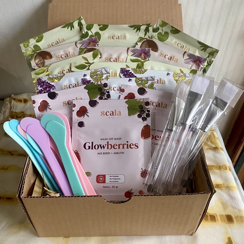 [Paket Reseller Mix] Paket Usaha Masker/ Masker Organik/ Masker Peel Off BPOM